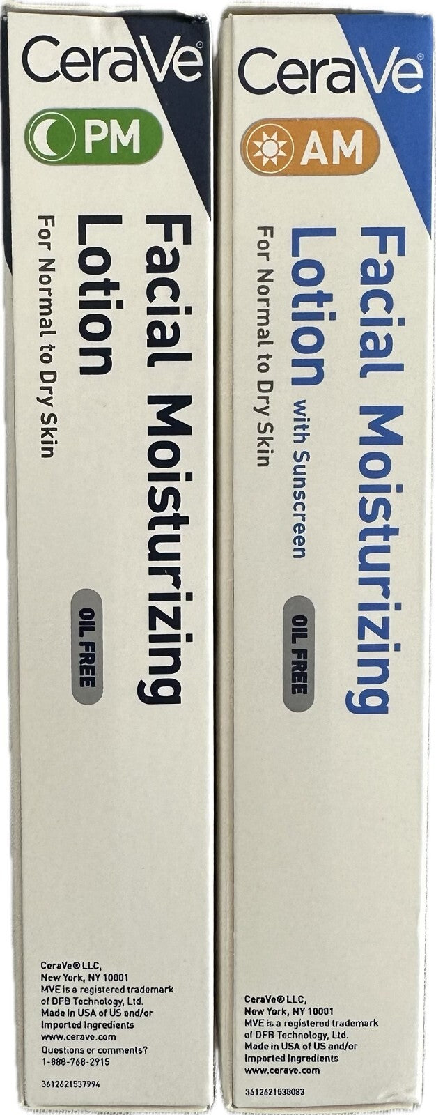 Facial Moisturizing Lotion AM/PM Dual Pack 3 FL OZ Each