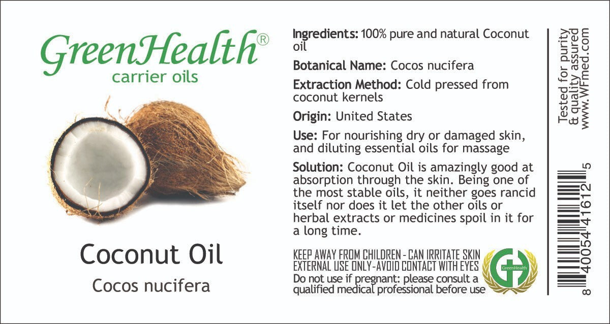 Fractionated Coconut Carrier Oil 4 fl oz