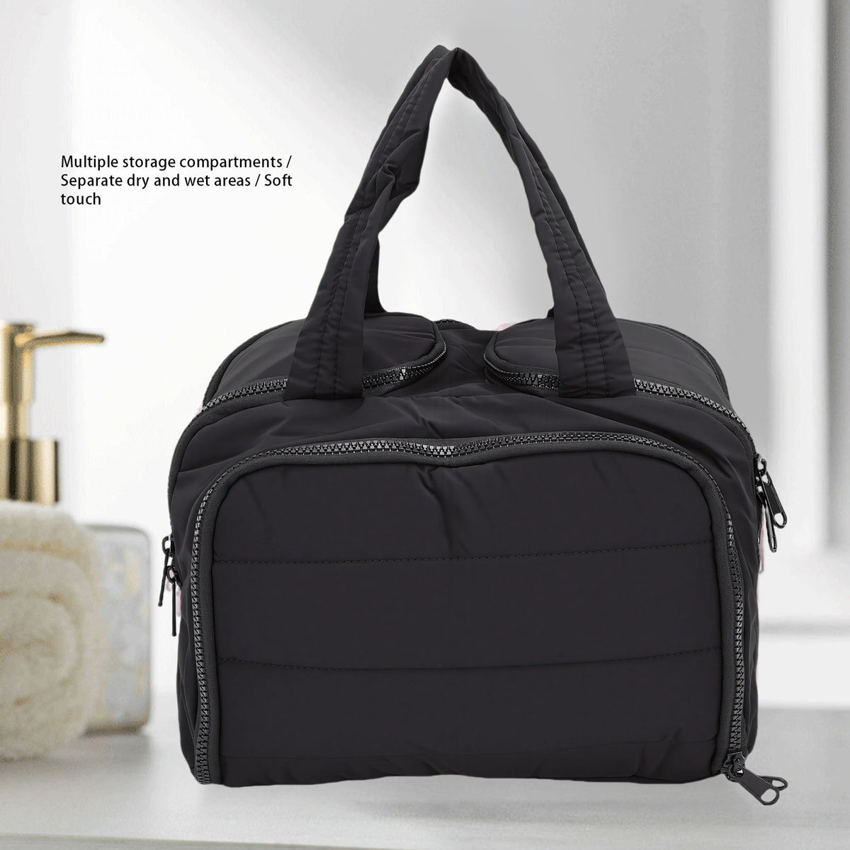 Women Waterproof Makeup & Toiletry Travel Organizer Bag