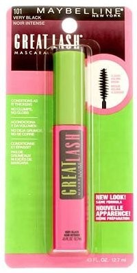 Maybelline Great Lash Washable Mascara - Very Black, Buildable, Voluminous Lashes