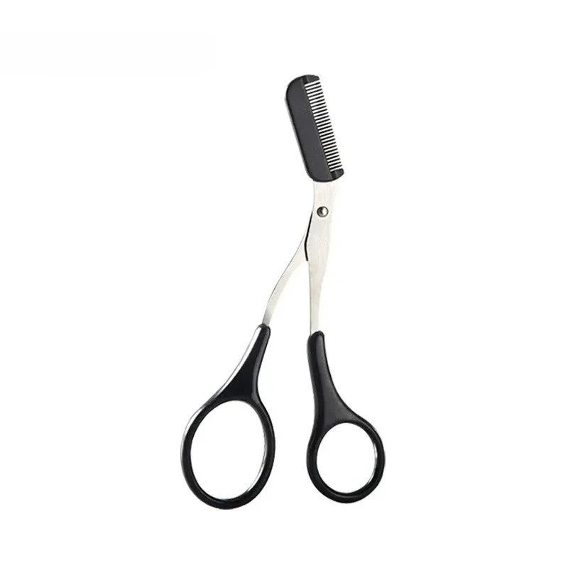 Eyebrow Trimmer Scissors with Comb and Remover - Grooming & Hair Removal Tool