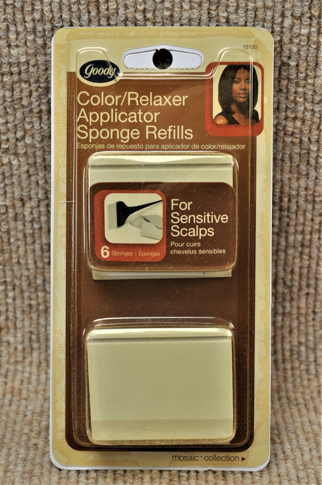 Hair Relaxer Applicator Sponges Refill Kit - 12 Pack for Sensitive Scalps