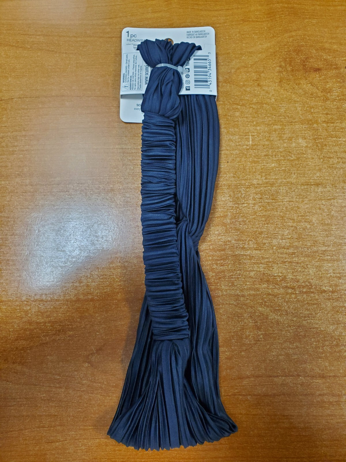 4 Pack: Scunci Ali Fedotowsky Twisted Textured Headbands *Navy*