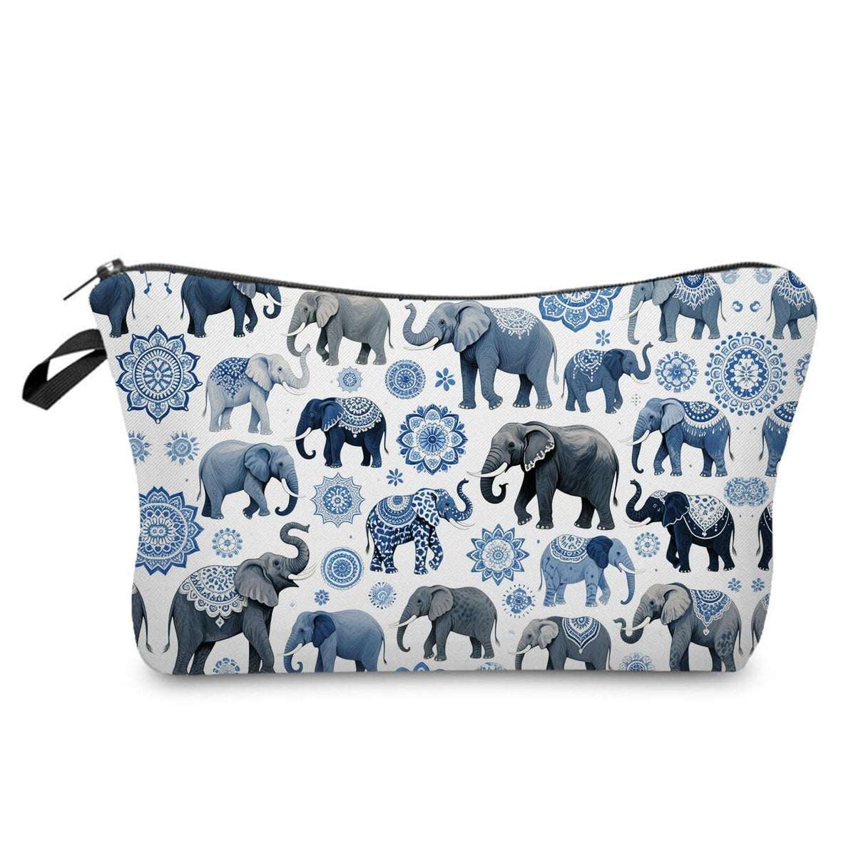 Elephant Makeup Bag Small Organizer Travel Cosmetic Pouch for Women