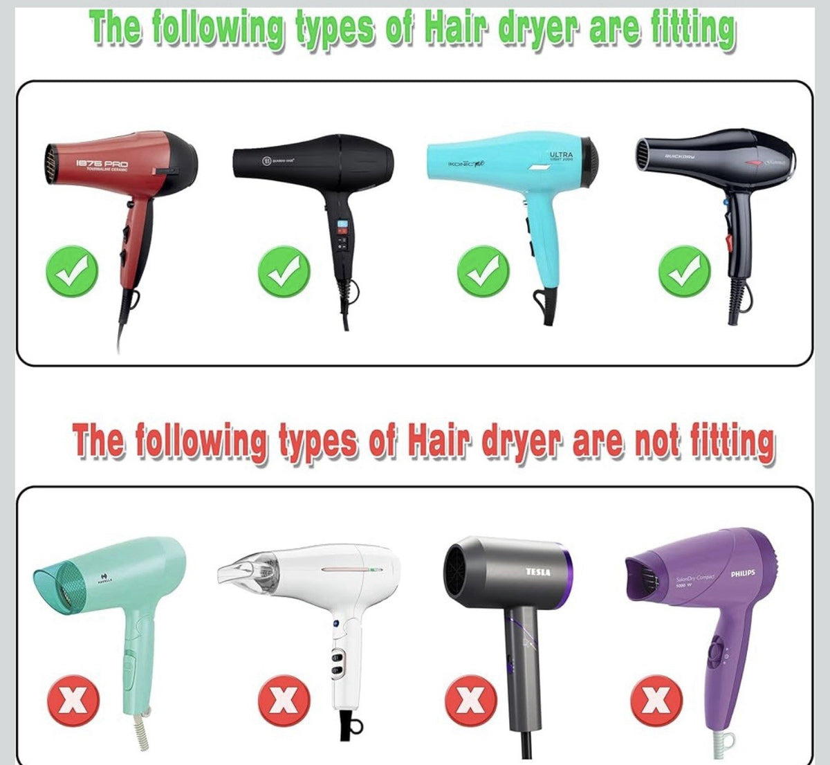 Collapsible Silicone Hair Dryer Diffuser for Curly Hair - Viooal