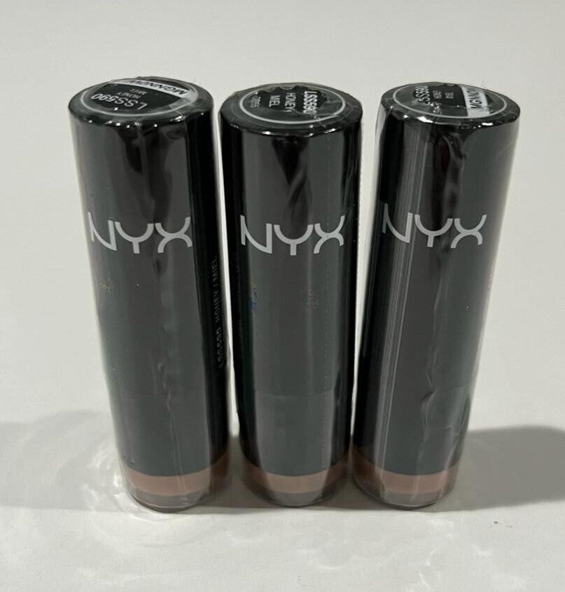 3 Pieces Lipstick Set - NYX Lip Smacking Fun Colors Honey Miel LSS-590