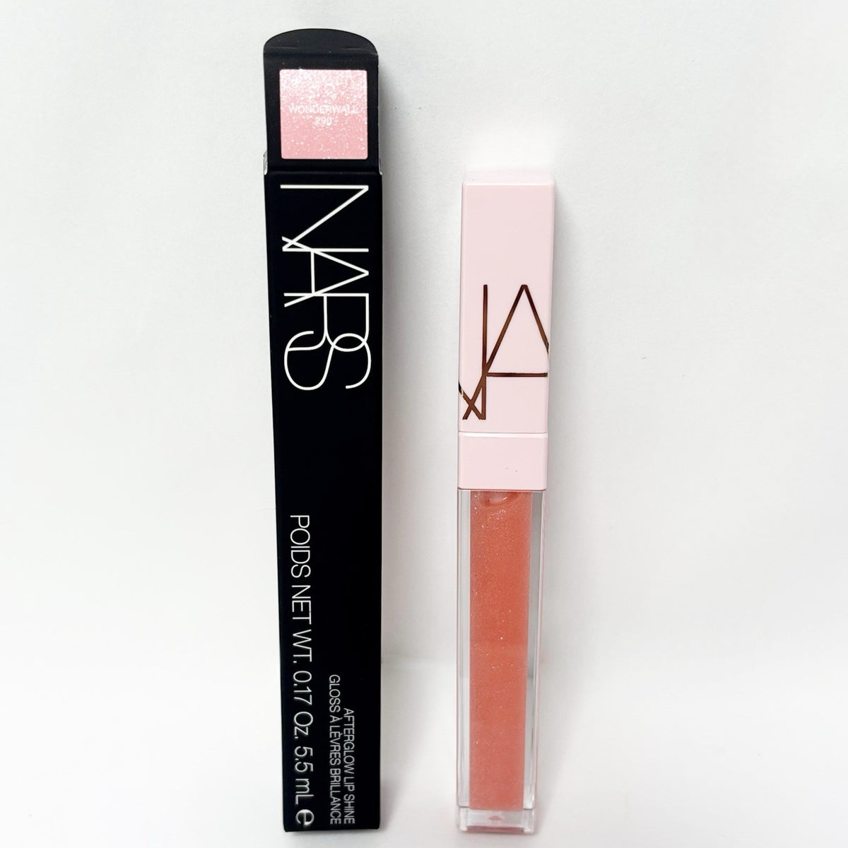 Lip Gloss with High Shine & Hydration - Sheer Pink, Non-Sticky, 0.17oz