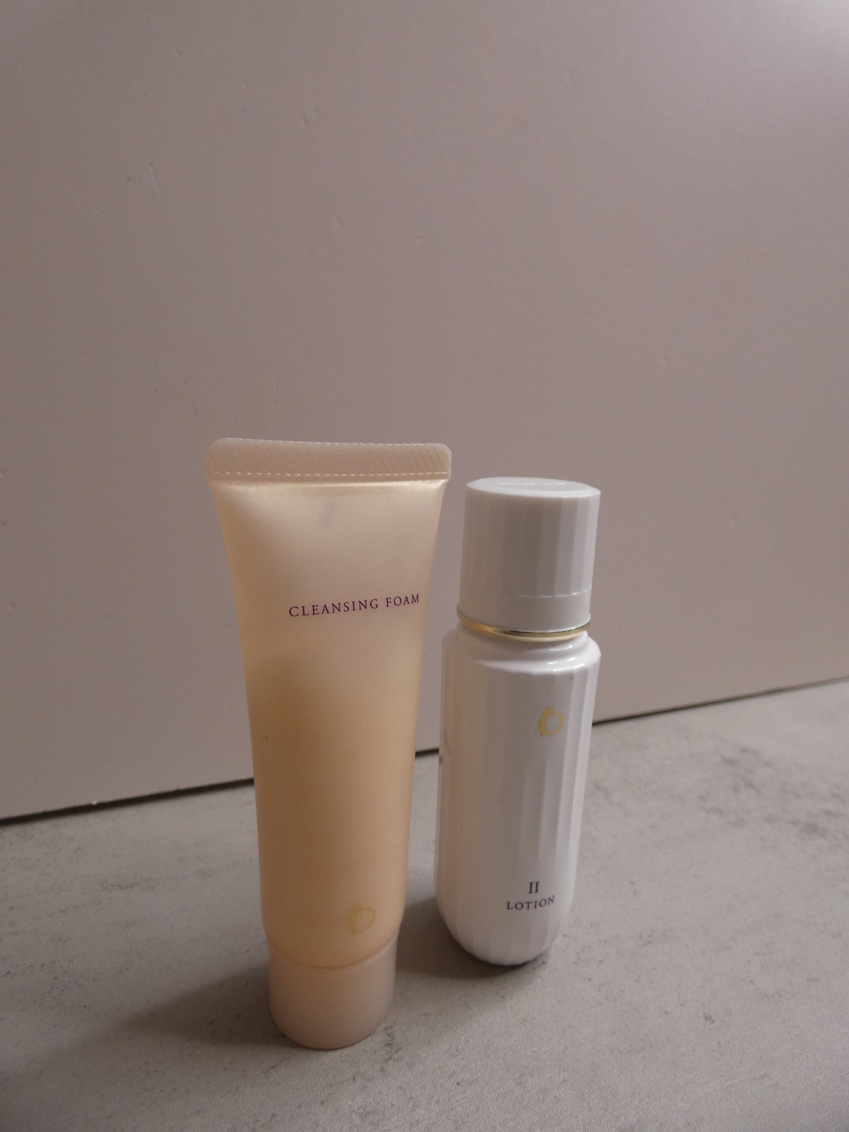 Travel Size Cleansing Foam & Lotion Set - Shiseido Benifique II 0.52 & 0.94 oz