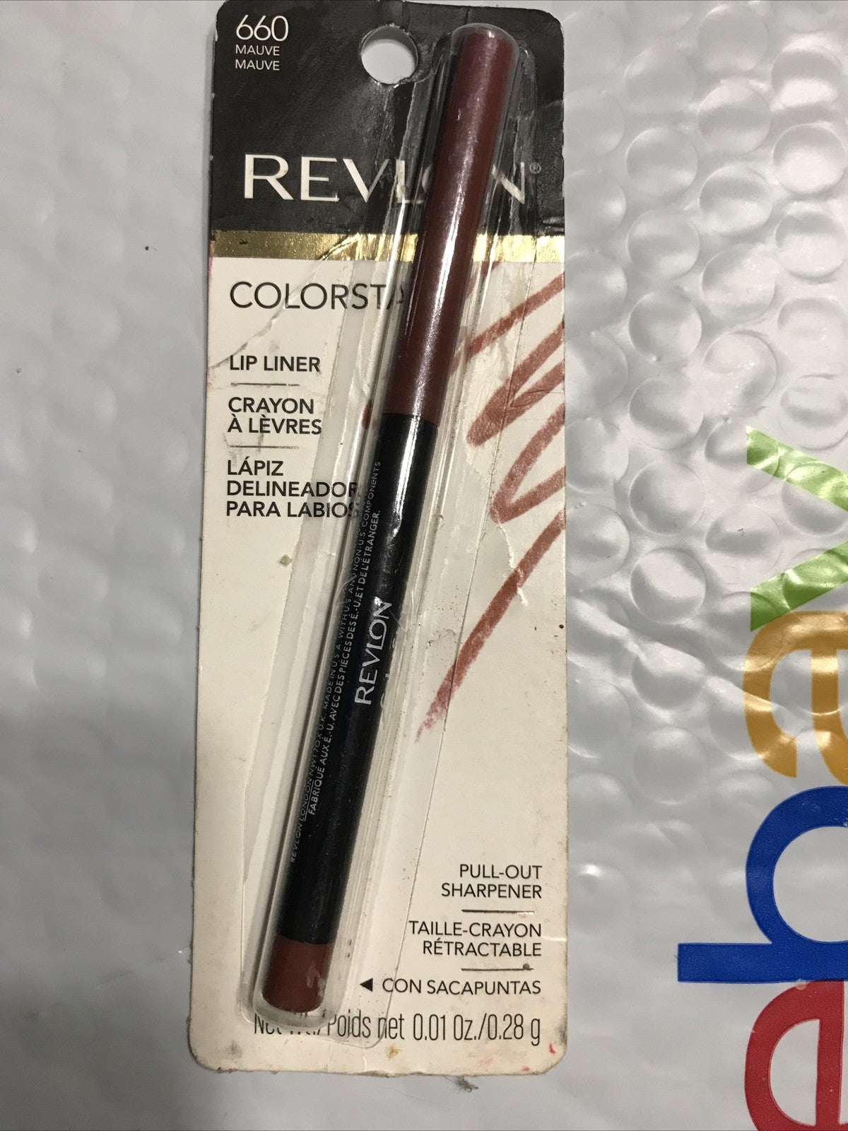 Revlon Colorstay Lip Liner Softflex 660 Mauve Sealed Lip Makeup