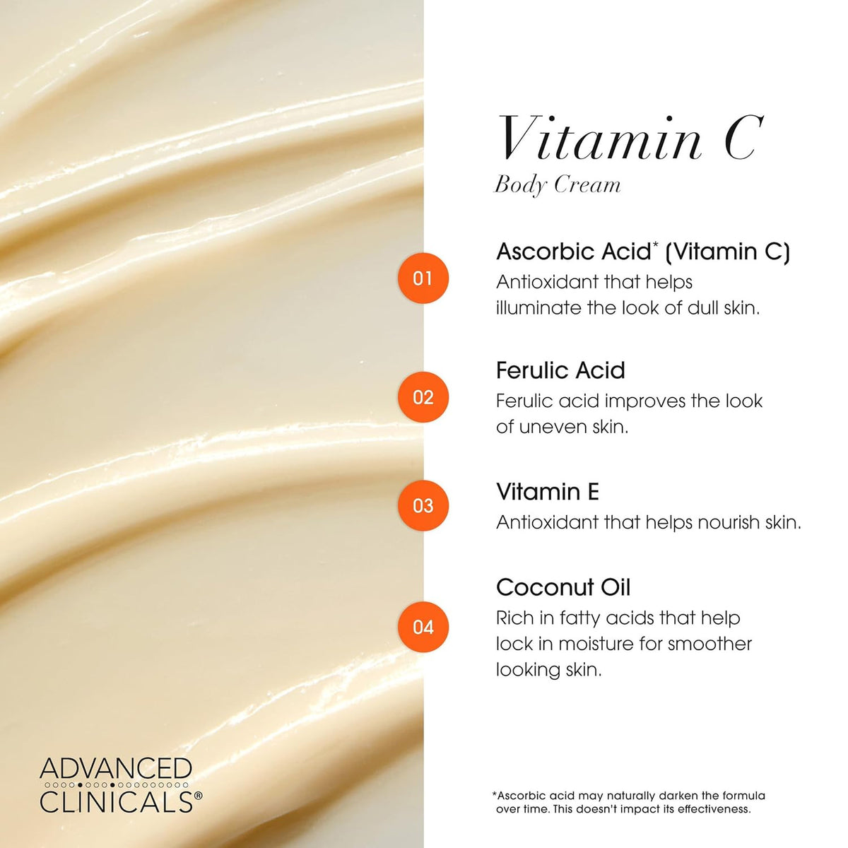 Vitamin C Brightening Face Serum & Cream Set for Dark Spots & Dull Skin