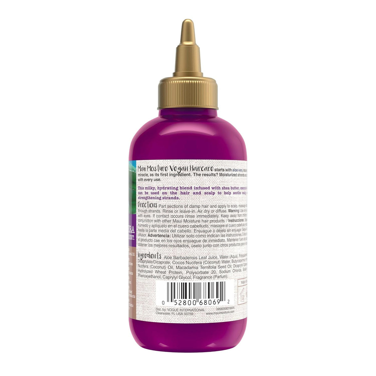 Shea Butter Hair and Scalp Milk Treatment, Hydrating, Soothing, 5 fl