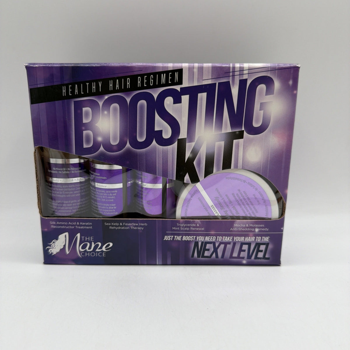 The Mane Choice Healthy Hair Grow Regimen 4 Piece Boosting Kit 2 oz