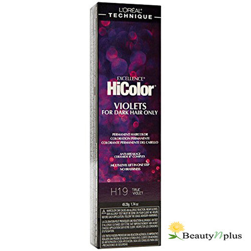 Hair Color for Dark Hair, Professional Permanent Creme - 1.74oz (6 Pack)