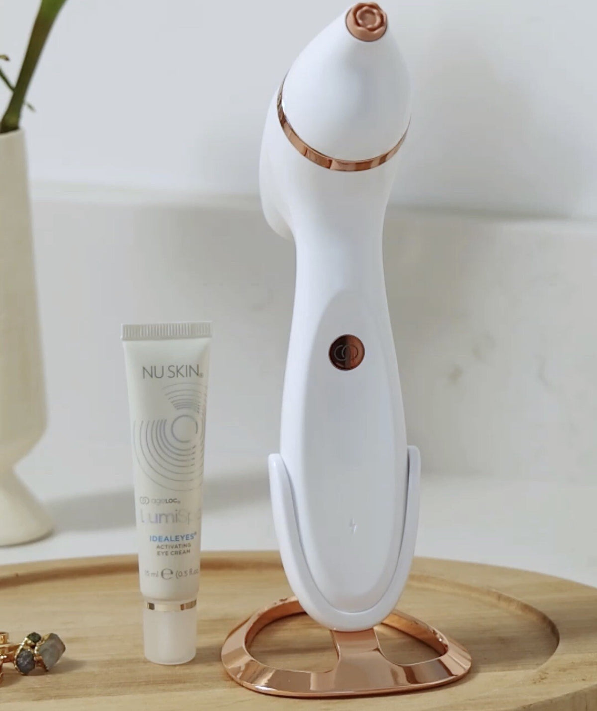 AgeLOC LumiSpa iO Rose Gold Accent for Eyes - Eye Treatment Device