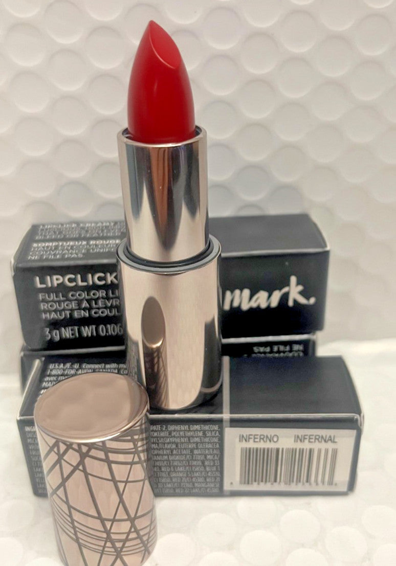 Lipclick Full Color Lipstick Inferno - 3 Pieces