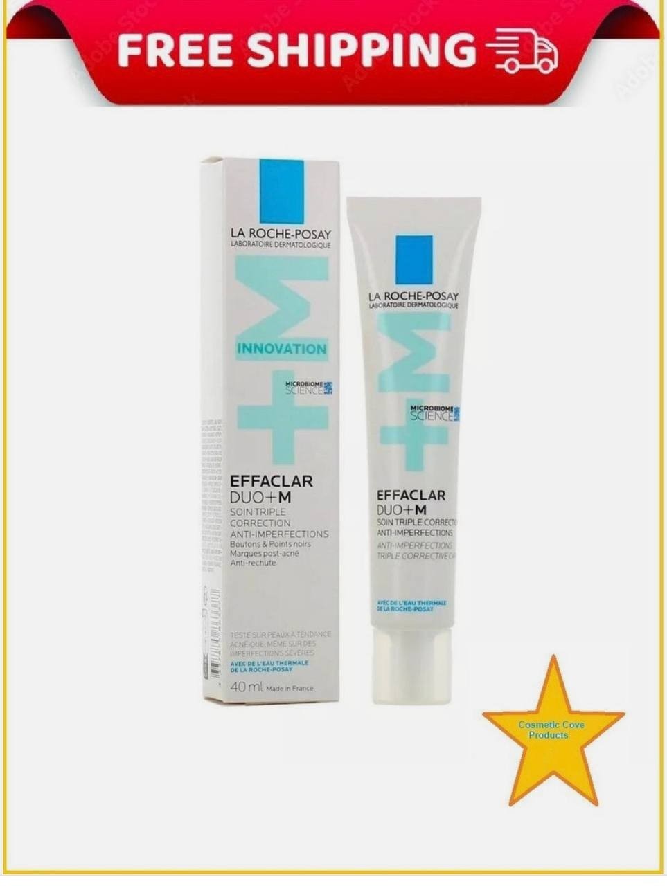 Acne & Blemish Face Cream - Effaclar Duo+ for Clear Skin 40ml