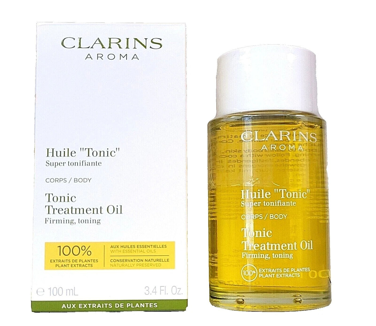 Firming Tonic Treatment Body Oil - 100ml Clarins Toning Oil