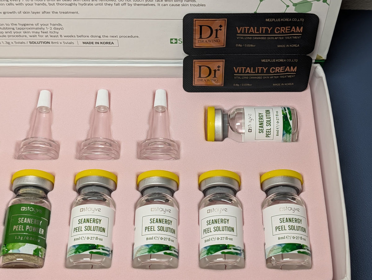 Stayve Seanergy Peel Ampoule 5 Treatment Kit Korean Skin Care Peel