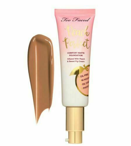 Transfer-Resistant Matte Foundation with Peach & Fig Scent - Medium Coverage, 1.6 Fl Oz