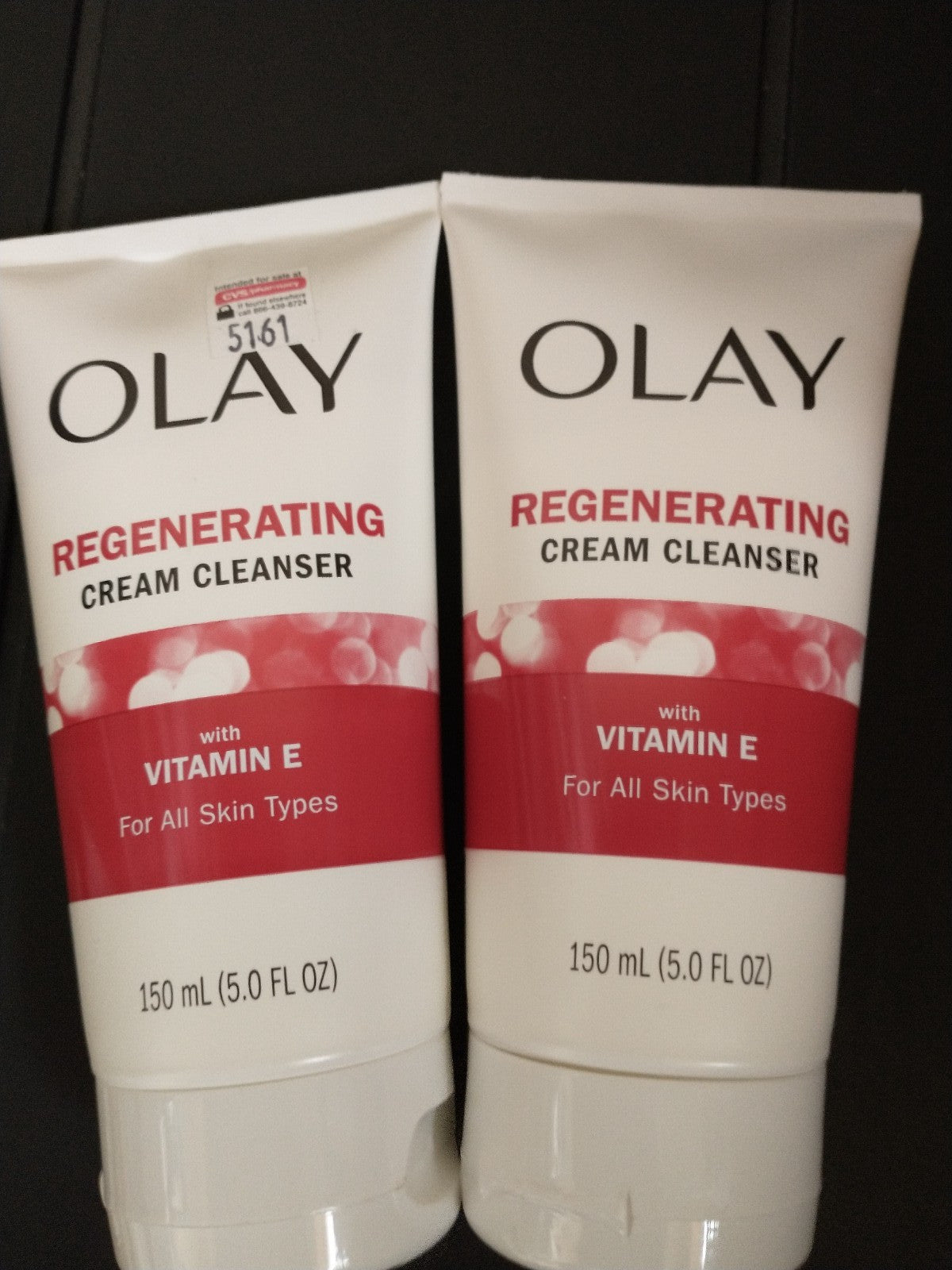 Olay Regenerating Cream Cleanser with Vitamin E 5 oz Pack of 2 - All Skin Types