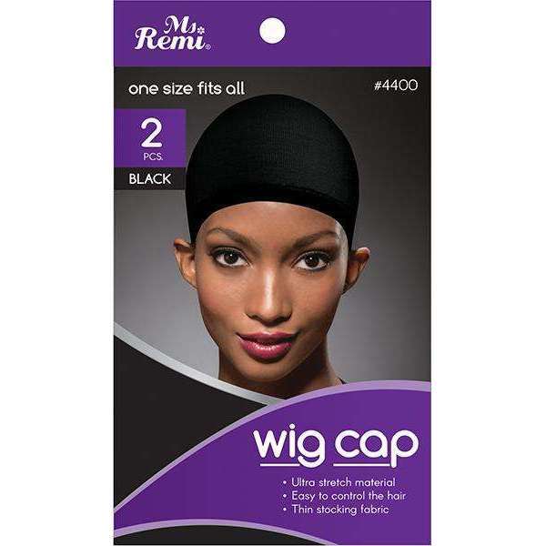 Wig Stocking Cap - Black, 2-Pack, Ultra Stretch Hair Cover for Wigs
