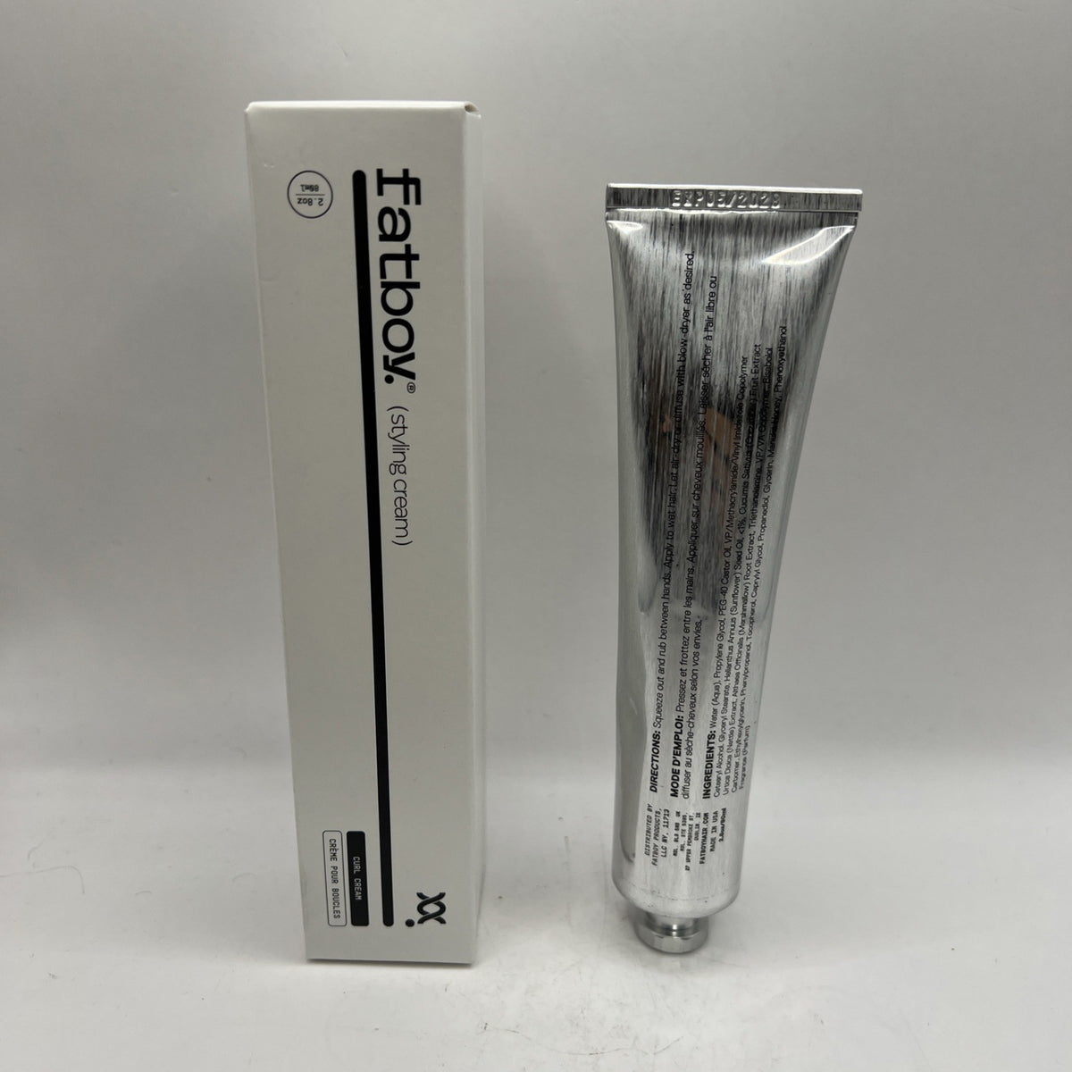 Fatboy Styling Curl Cream 2.8 oz Hair Styling Product for Curly Hair