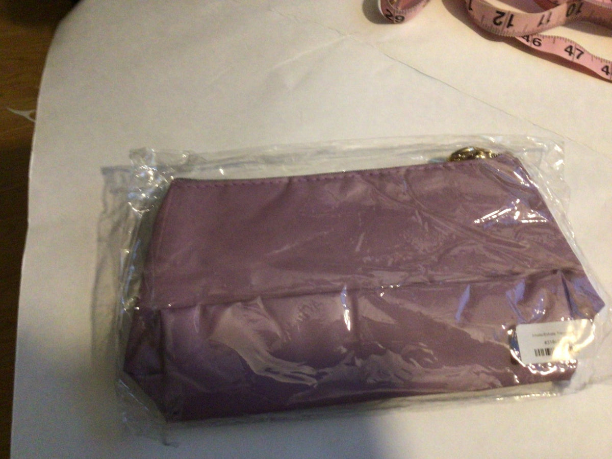 Essential Oil Travel Bag - Lavender and Gold Inhale Exhale Organizer