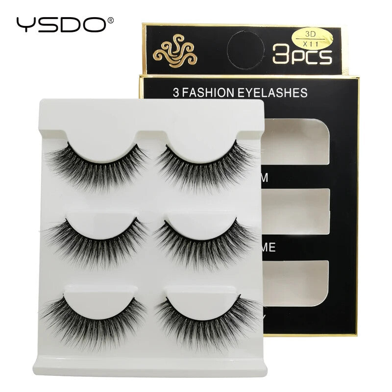 Wholesale 30 Pairs False Eyelashes Natural 3D Faux Cils Cruelty-Free Reusable
