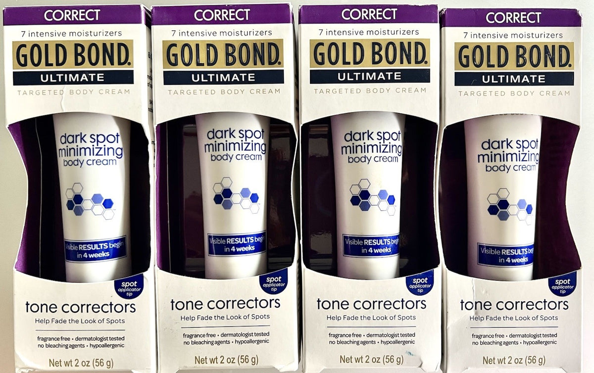 Dark Spot Corrector Body Cream - Fade & Brighten Skin - 2oz x 4 Pack
