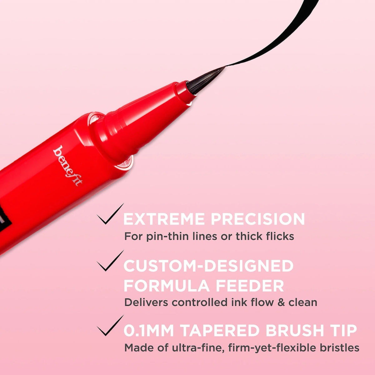 Benefit They're Real Xtreme Precision Liquid Eyeliner Black Waterproof Long-Wear