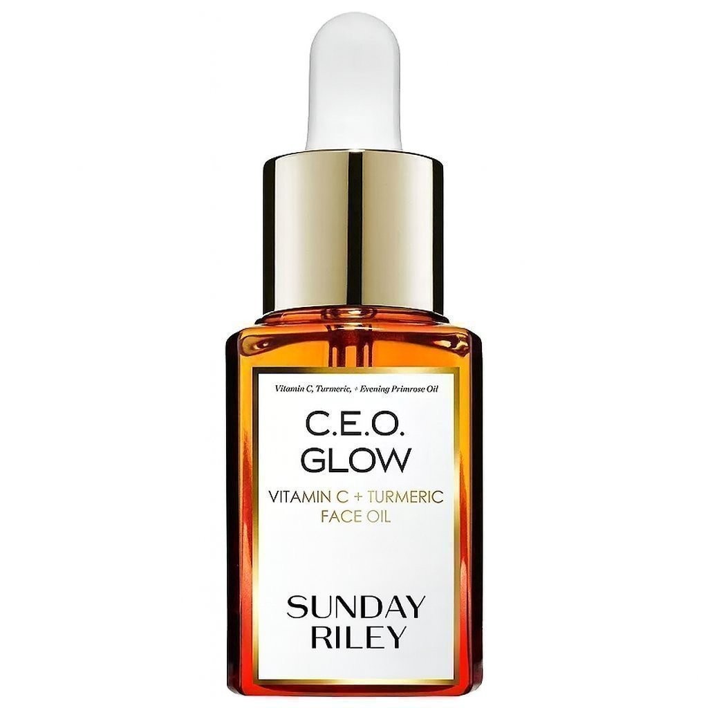 Vitamin C Face Oil with Turmeric & Antioxidants - Brightening Moisturizer, 0.3 fl oz
