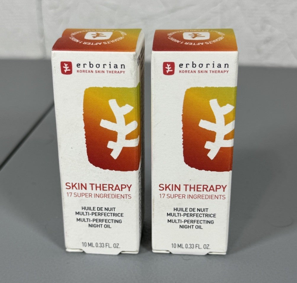 Night Face Oil Serum with Plant Extracts - 2 Pack 10mL