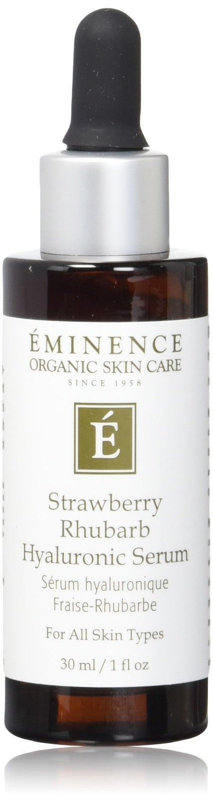 Hydrating Strawberry Rhubarb Hyaluronic Serum for Face - Anti-Aging & Brightening
