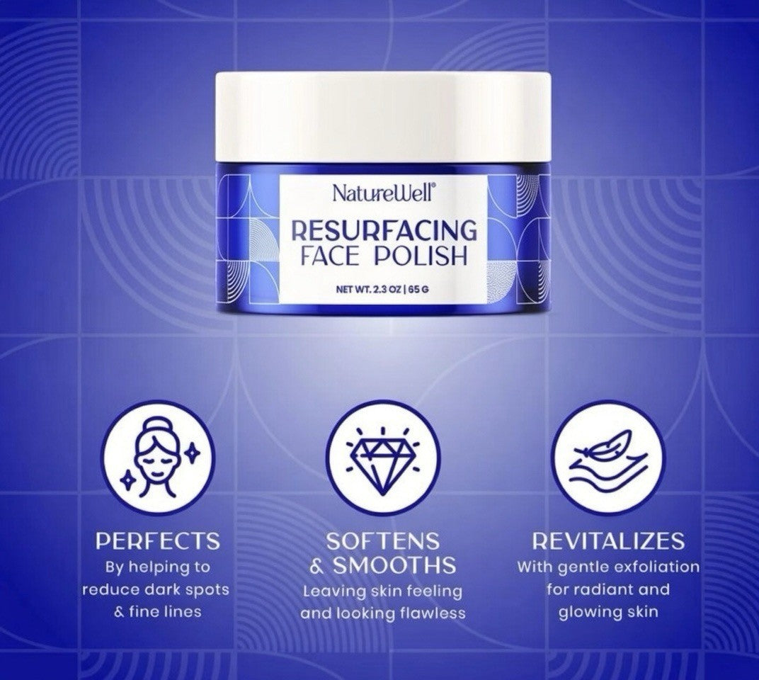 NatureWell Resurfacing Face Polish w/Vit C Niacinamide