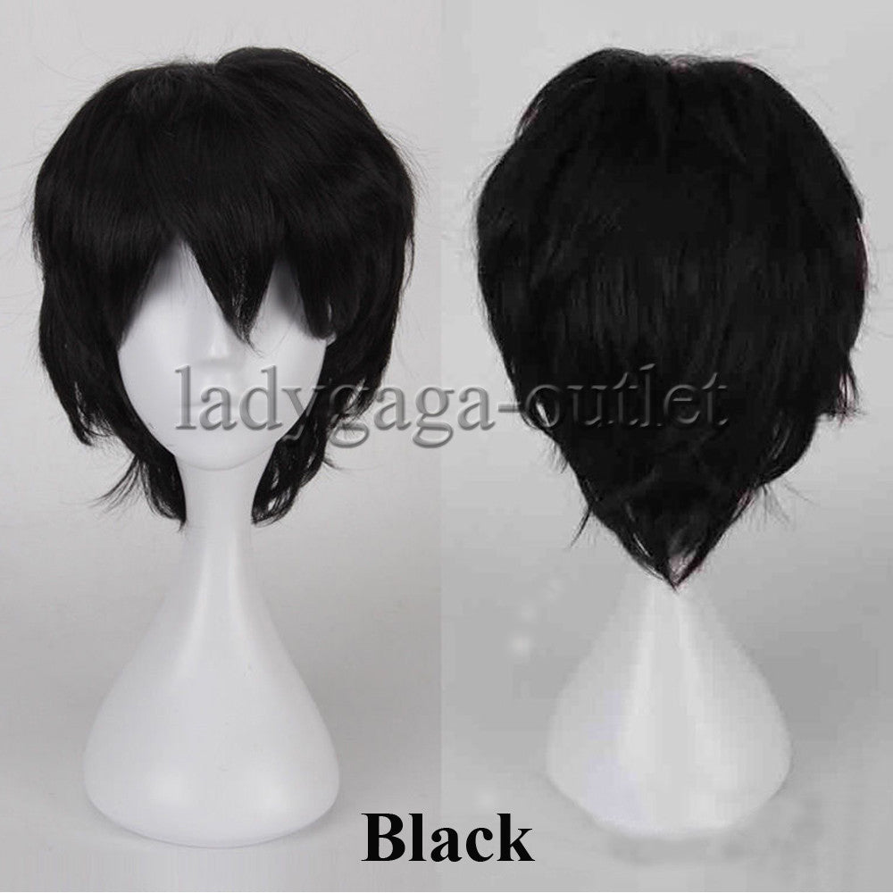 Unisex Short Pixie Wig for Cosplay and Costume Parties - Synthetic Hair