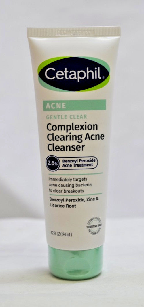 Cetaphil Acne Gentle Clear Complexion Cleansing Gel 4.2 oz