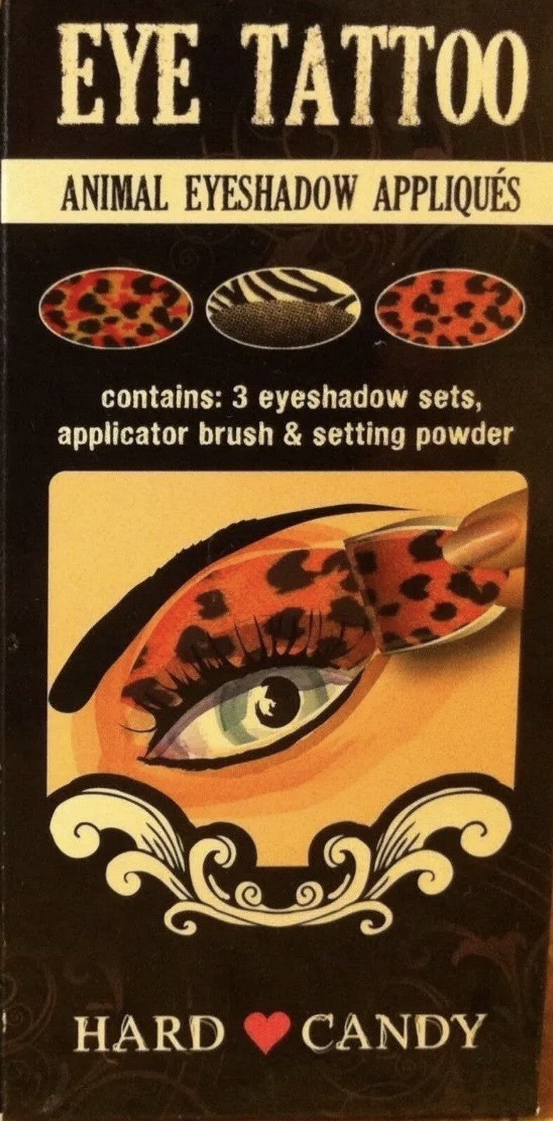 Animal Print Eye Shadow Appliques - 3 Looks Makeup Kit
