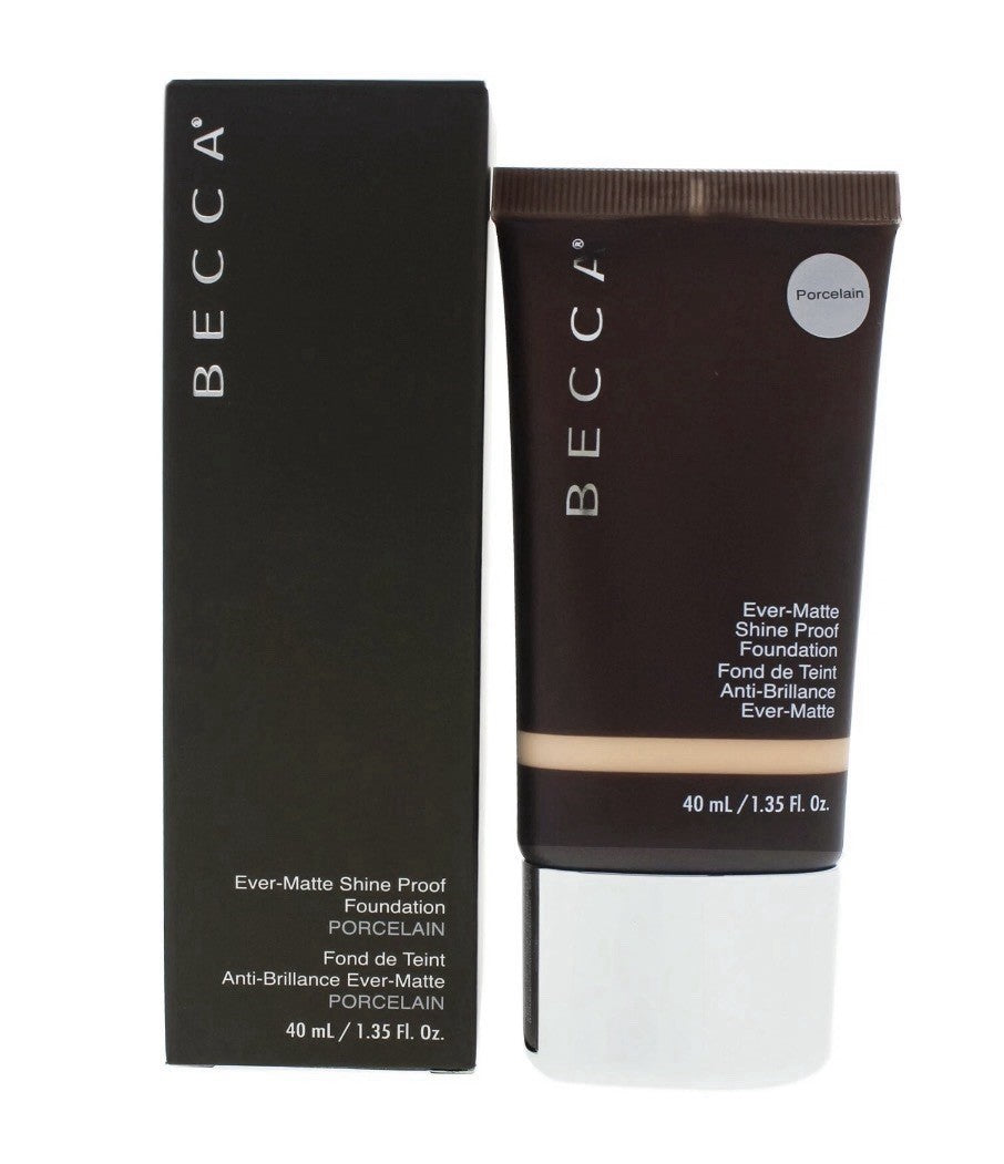 Becca Ever Matte Shine-Proof Foundation Porcelain 1.35oz - New