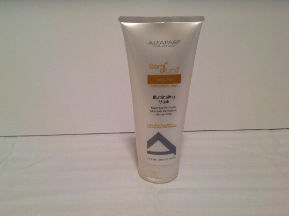 Alfaparf Semi Di Lino Diamond Illuminating Hair Mask 200ml - Nourishing & Brightening
