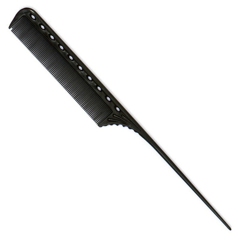 YS Park 111 Super Tint Rat Tail Comb Thick Carbon Hair Styling Tool