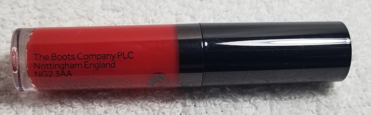 No7 High Shine Lip Gloss Roaring Red Limited Edition Travel Size