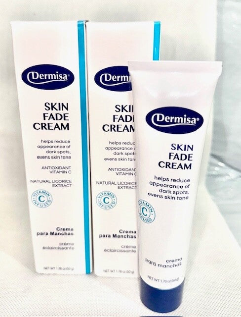 Dermisa Skin Fade Cream 1.78 oz for Dark Spot Reduction & Even Skin Tone