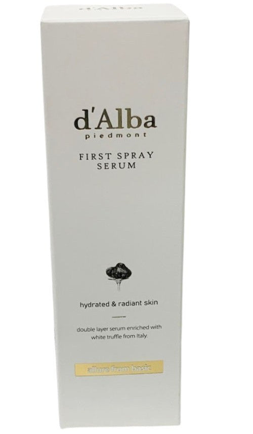 D'ALBA PIEDMONT Italian White Truffle First Spray Serum 3.38oz Sealed