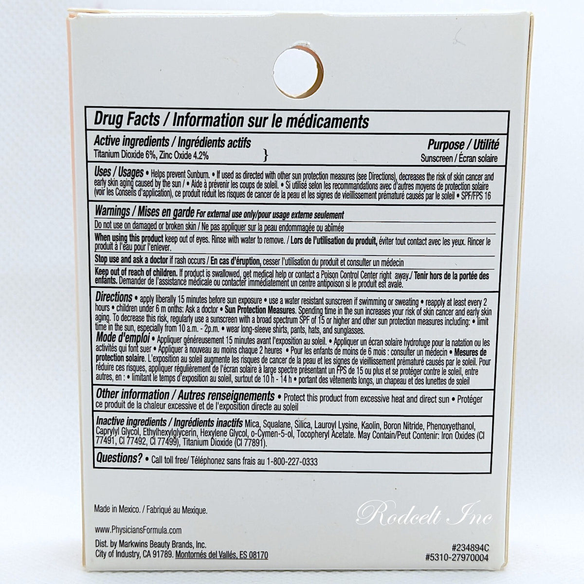 Mineral Face Powder Talc-Free BUFF BEIGE 2797 - Physicians Formula
