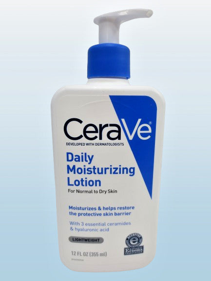 CERAVE DAILY MOISTURIZING LOTION FOR NORMAL TO DRY SKIN 12 OZ 3PCS