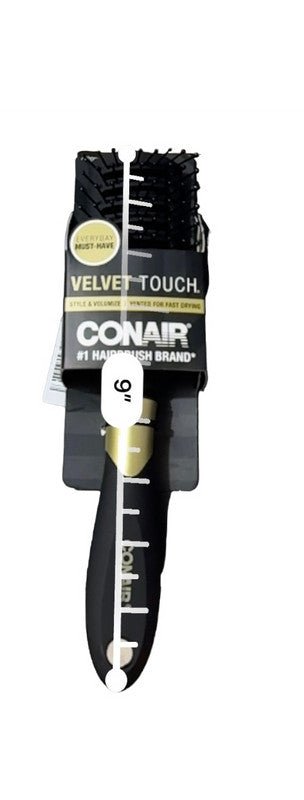 Vented Hair Brush for Blow Drying and Styling - No Slip Handle