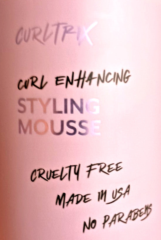 Curl Enhancing Styling Mousse - Reduces Frizz, 9.5 oz for Curly Hair
