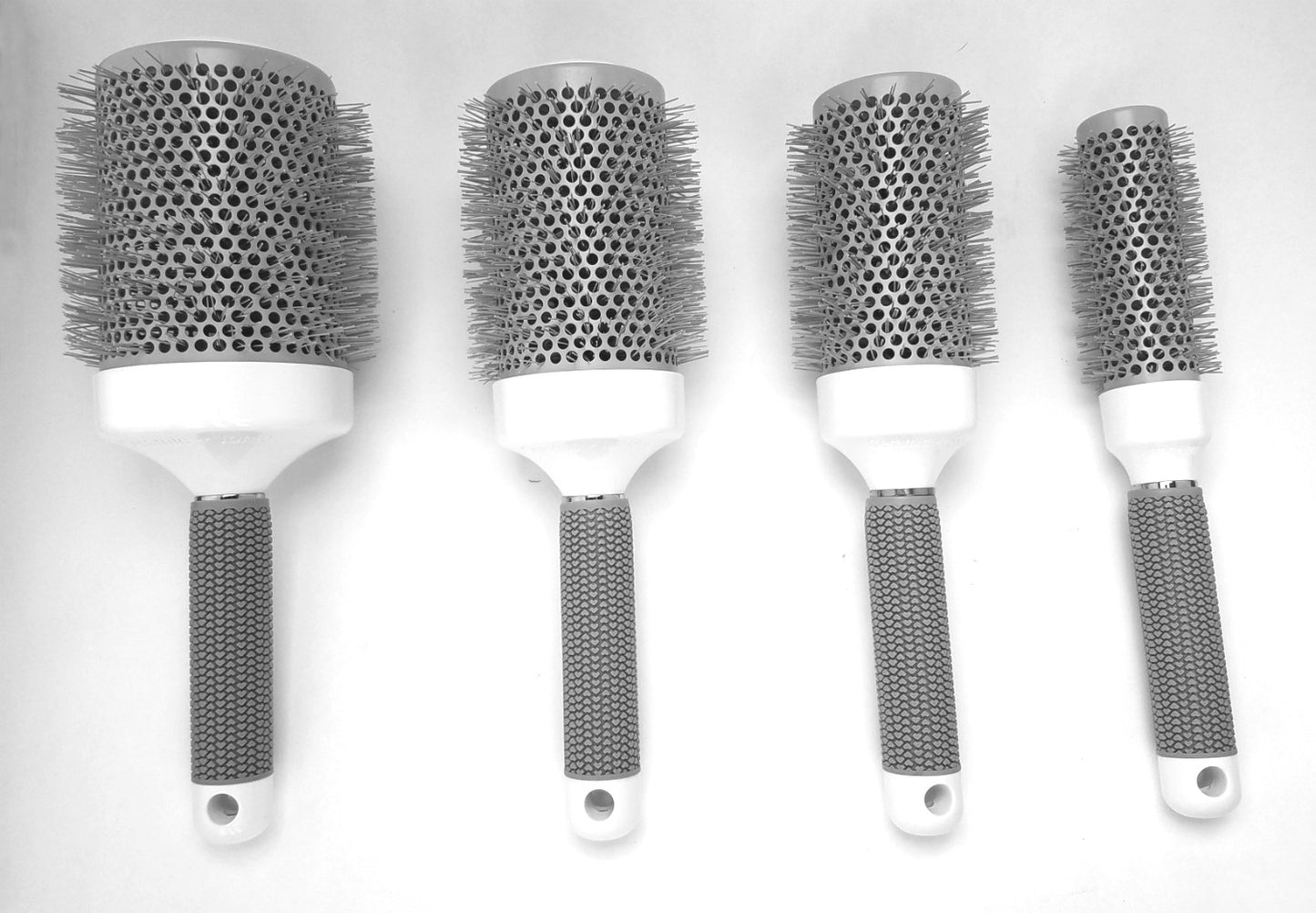 Vented Ceramic Ionic Round Hair Brush for Brazilian Blowout & Salon Styling - USA Shipper