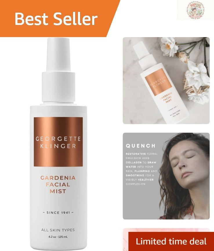 Facial Mist Hydrating Spray with Gardenia Scent for Makeup & Skin Care