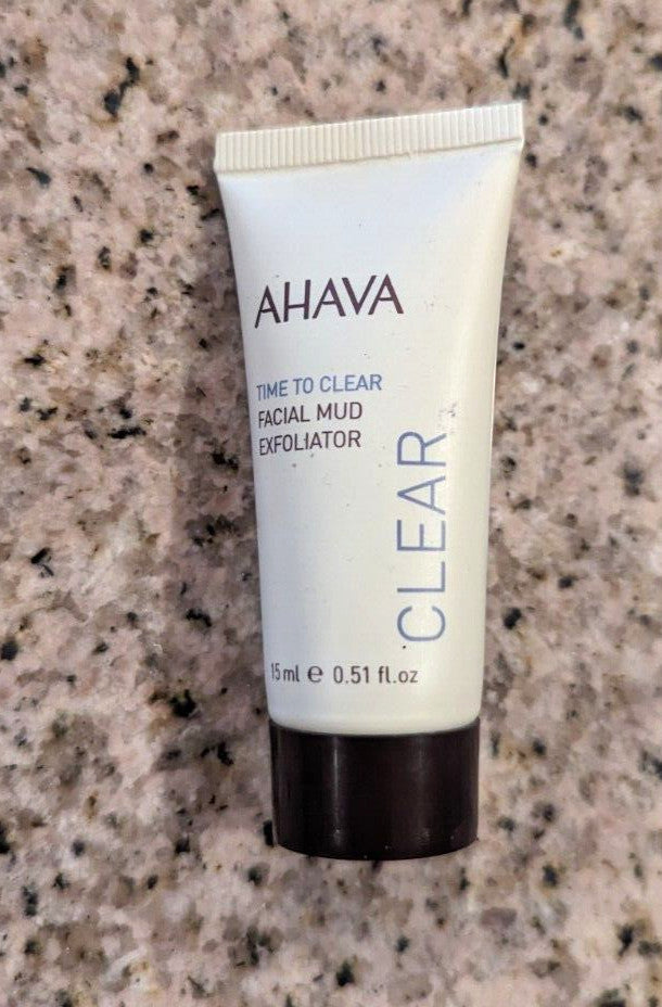 AHAVA: Time to Clear Facial Mud Exfoliator - 0.51 fl oz Travel size